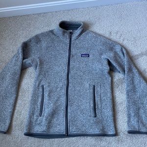 Patagonia better sweater zip fleece gray